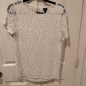 Women’s lace crochet blouse